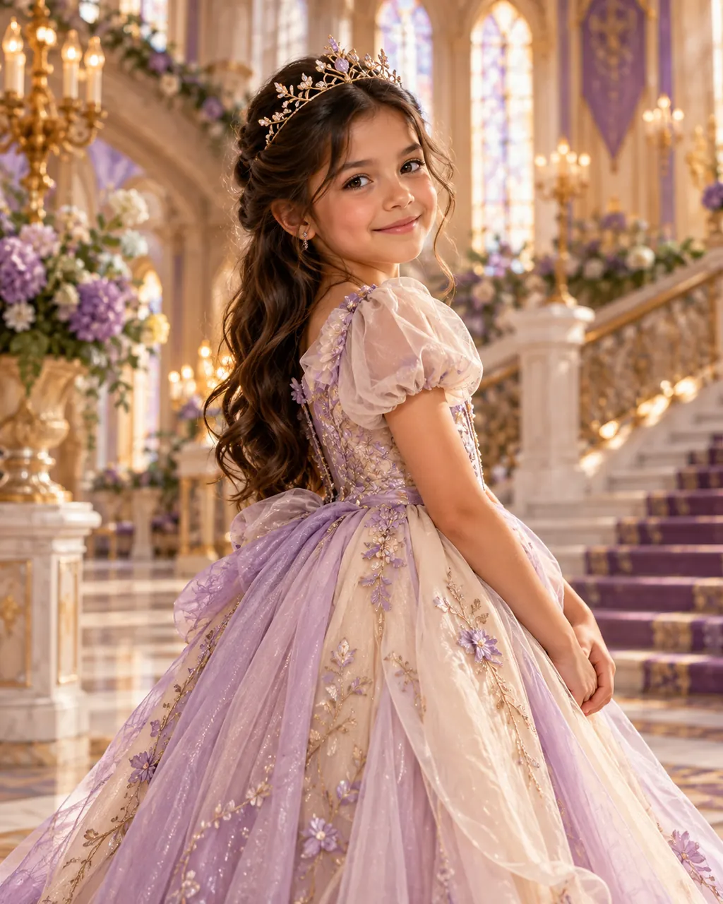 Criança princesa de universo original